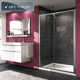 Tus paravan HUPPE - X1-200 klizna vrata 120cm [hrom,transp]